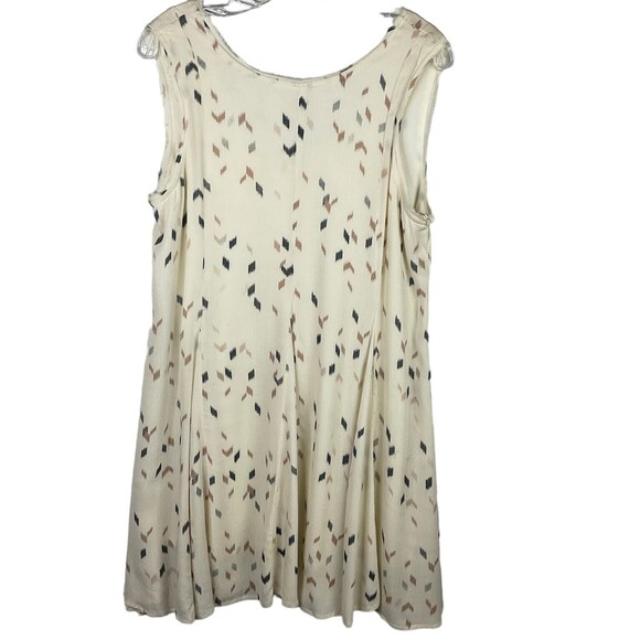 Blu Pepper Dress Flowy Baby Doll Cottage Core Boho Romantic Lined Cream Sz M - Picture 1 of 9